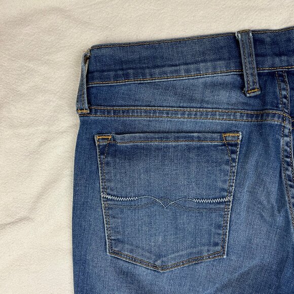 Lucky Brand Charlie Pencil Carpi Blue Jeans Size 6/28 Medium Wash Mid Rise Crop - Picture 8 of 16
